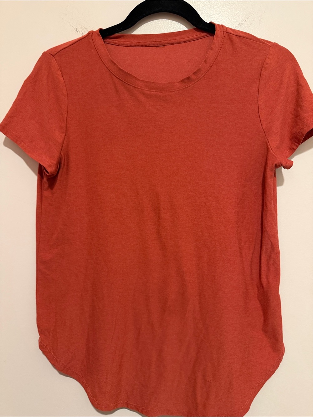Beyond Yoga Short Sleeve Crew Tee in Rust